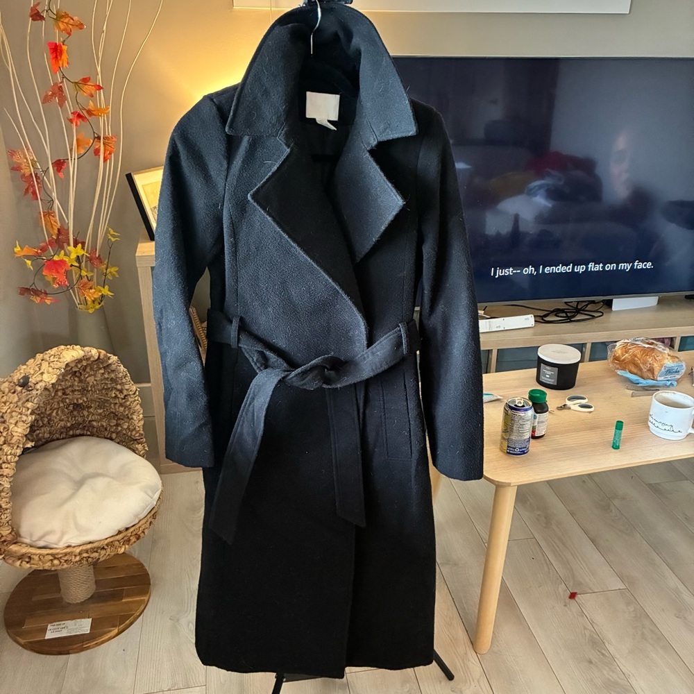H&M Black long coat